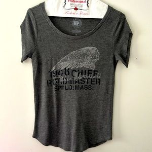 Lucky Brand Indian Motorcycle tShirt size xs